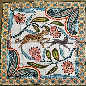 Hermès Silk The Savana Dance Scarf